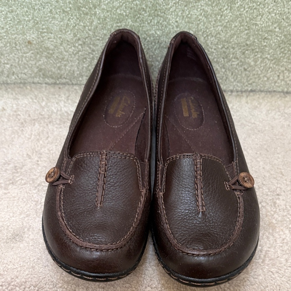Clark’s Women’s Brown Leather Loafers